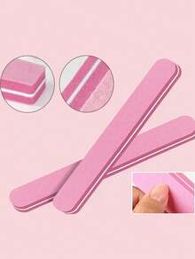 21Pcs Versatile Manicure Supply Set With Drawing Brushes Decorative Gems Polishing Strips Dust Remover Brush For Various Nail Craft Work - Multicolor - View 5
