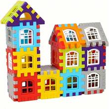 300pcs STEM Building Blocks Toy, Suitable For Toddlers And Children, Featuring Multi-Color Interlocking Blocks And Color-Coded System, Can Be Used To Build Tall Towers, Ideal Choice For STEM Learning Gift And Educational Games - Multicolor - View 5