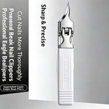 Super Pointed Woodpecker Nail Clipper, Oblique Mouth Stainless Steel Large Opening Nail Clipper, Nail Groove Clipper For Home Manicure - Nail Clippers - View 6