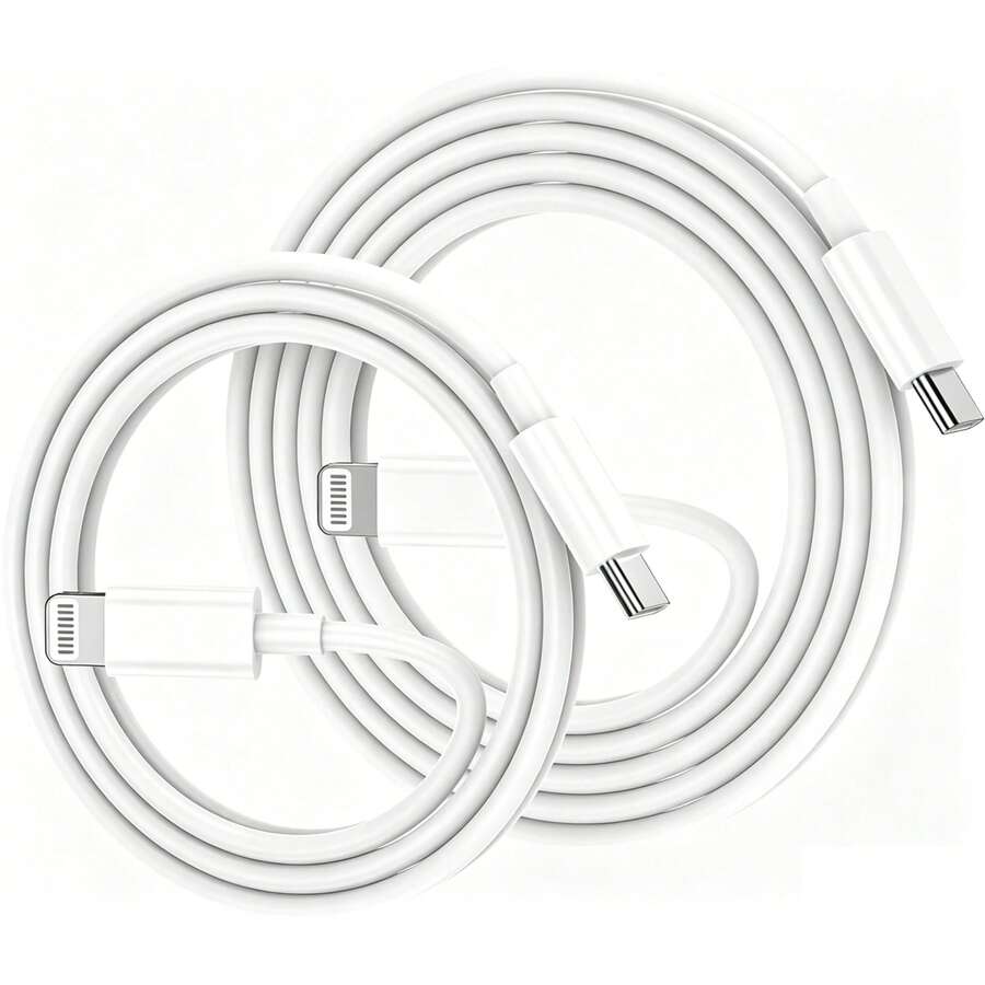 FCV Cable de datos USB C a Lightning Tipo C Carga rápida Compatible con IPhone 14/14 Pro/14 Pro Max/13/13 Pro/12/12 Pro/11/11 Pro/XR/XS/X/8/8 Plus/ - Ver 1