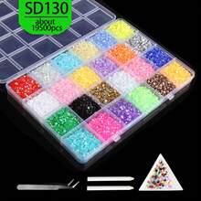 24&15 Grids Multi Style Flat Resin Rhinestones Kit For DIY Crafts Jewelry Shoes Bags Decor - Multicolor - View 7
