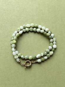 Natural New Jade Necklace – Energy Healing Crystal Jewelry For Women - New Jade - View 3