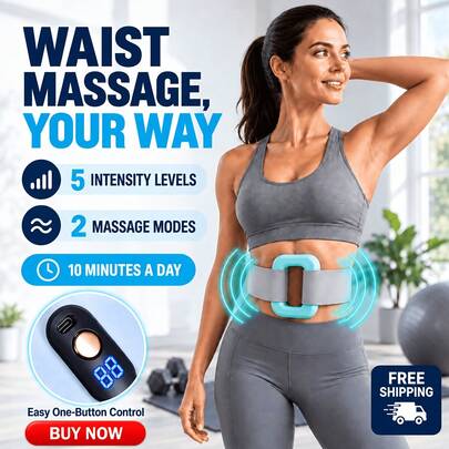 2026 New Upgraded Multifunctional Relaxation Massage Ring, Adjustable Waist Belt, Can Be Used For Waist/Abdomen/Arm/Leg Training And Massage, And Other Purposes. Perfect Halloween &Christmas Gift