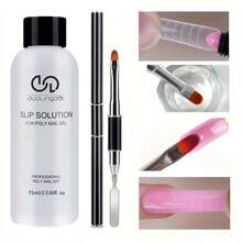 Duolingdai Slip Solution Tool Kit Is Available For Your Choice. The 75ml Nail Polish Lubricating Liquid Is Suitable For Doing Manicures And Comes With Brushes And Other Tools In The Kit. - Multicolor - View 14