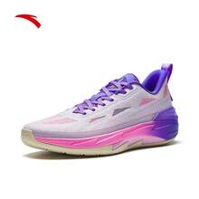 Anta Light Cavalry 10 Low-Top Basketball Shoes For Men, Professional Performance, Anti-Slip, Wear-Resistant Sports Shoes 112621603 - Mist Purple-5 - View 2