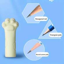 Cute Cat Paw Pencil Cap, Pencil Extender Pen Cap Pencil Tip Protector, Suitable For School, Office And Home Use - Fits Pens, Pencils And Markers - Perfect For Students, Teachers, Cat Lovers And School Supplies (Random Shipment) - A - View 7