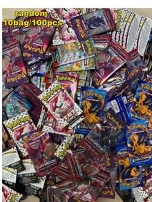 Funko Pokemon 360/100/200/300pcs Vmax GX Vstar Cards, Creative & Fun Anime Game Cards, 1 Extra Card Included Per Pack - Multi-color - View 8