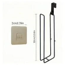 Toilet Tissue Holders, No Drilling Design, Black, White, Gold, Silver Wall Mounted Bathroom Storage Organizer, Kitchen Cabinet, Laundry Room, Small Space Hanging Rack, Home Decoration, Relaxing Atmosphere - Multicolor - View 12