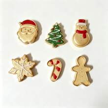 Stainless Steel Christmas Cookie Cutter, 3.1-2.3 Inches, 6pcs Set Gingerbread Man, Christmas Tree, Snowflake, Snowman, Candy Cane Shapes, Stainless Steel, Perfect For Winter Holiday Baking - View 7