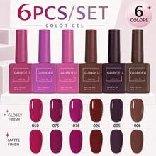 Set Kutek Gel 6 Warna dengan Botol yang Sesuai Warna, Cocok untuk Manikur Wanita di Musim Semi, Gugur, Dingin, dan Musim Panas, Manikur DIY di Rumah, Penataan Manikur Sehari-hari, Set Gel Warna-warni untuk Penggunaan Pribadi, Manikur di Rumah dan Desain Manikur Musiman - MultiWarna - View 41
