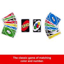 Mattel Games UNO 顏色與數字配對卡牌遊戲，適合 2-10 人玩家 - W2085 - 查看 3