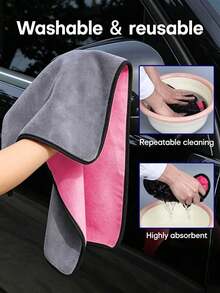 15/10/5/1 buah Handuk Pembersih Mikrofiber Ajaib, Tidak Menggores, Lembut, Sangat Menyerap, Cepat Kering, Dapat Digunakan Kembali, Cocok Untuk Dapur, Kamar Mandi, Mobil, Perangkat Elektronik, Kacamata, Keran, dan Lainnya. Cocok Untuk Membersihkan Keran, Handuk Pembersih, Kain yang Dapat Dicuci - A - View 11