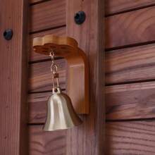 2pcs Pet Training Wall Bell, Metal Hanging Bell With Strap, Dog Puppy Toilet Training & Communication Bell - Multicolor - View 1