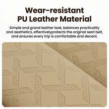 2PCs Shoulder Pads,Length 30cm/50cm Optional, Made Of PU Leather With Embossed Pattern, Automotive Interior Accessories - A - View 11