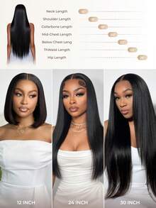 ARABELLA Kinky Body Wave 3合1半假髮 100%真髮抽繩式半假髮 彈性貼合 自然髮線 無縫融合 免膠半假髮 自然色 自然外觀 初學者友善 - SNatural - 查看 10