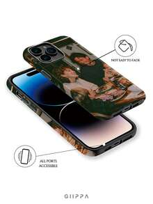GIIPPA 1件客製化照片手機殼，2合1材質手機殼，個性化手機殼，相容 iPhone 18 Pro/17/17 Air/17 Pro/17 Pro Max/16 手機殼，S26/S25，生日禮物，情人節禮物，新年禮物 - 彩色 - 查看 3