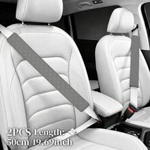 2PCs Shoulder Pads,Length 30cm/50cm Optional, Made Of PU Leather With Embossed Pattern, Automotive Interior Accessories - A - View 19