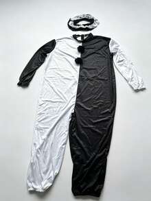 1pc Halloween Unisex Bloody Clown Performance Costume, Horror Role Play Funny Stage Cosplay Outfit - View 19