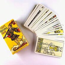 Bộ bài Tarot Original 1909, trò chơi bàn giải trí tiệc tùng, thẻ tiên tri bói toán oracle - trắng - Xem 3