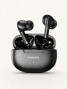 PHILIPS TAT2020 True Wireless Earbuds, Daya Tahan Baterai 20 Jam dengan Kotak Pengisian Daya, Bluetooth 6.0, Driver Bass Dinamis 13mm, Mikrofon Ganda untuk Panggilan Jernih, Kontrol Sentuh, Earphone Bluetooth In-Ear, Cocok untuk Musik, Kerja, Perjalanan, Komuter, dan Penggunaan Sehari-hari - View 1