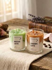 Coffee Cup Gel Candle (Iced Coffee/Caramel Latte, Subtle Fragrance), Decorative Scented Candle, Burns For 12-30 Hours, Creative Gift For Men And Women, Can Be Used As Candle Holder, Home Decor, Suitable For Living Room, Bedroom, Bathroom, Office, Dining Table And Other Home Decor, Relaxation And Meditation, Self-Care, Gift For Coffee Lovers, Ideal For Valentine's Day, Mother's Day, Father's Day, Birthday, Christmas, Wedding, Housewarming And Other Occasions, Back To School, Wedding/Autumn/Winter Vintage Decor, Autumn/Winter Essential - Multiple Styles - View 22
