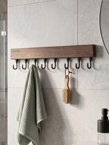 Wall Mounted Coat Hook Rack,Multi Hooks Rail, Decorative Hanging Hook For Bathroom Towel, Hat, Robe, Entryway Clothes Organizer Wall Hooks Coat Hook Rail,Towel Hook For Bathroom,Wall Mounted Robe Hook - Multicolor - View 11
