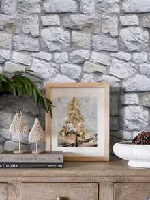 1/10/20Pcs 3D Faux Stone Wall Stickers, Peel And Stick Wall Panels, Self Adhesive Decorative Wall Tiles For Home Interior Decor - Wall Stickers - View 9