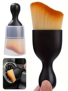 5pcs Car Interior Cleaning Soft Brushes, Scratch-Resistant, Suitable For Dashboard, Air Vents And Seat Crevices, Durable Plastic Detail Brushes - Multiple Styles - View 9