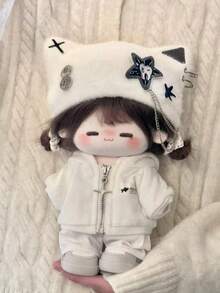 20厘米娃娃服装套装系列，娃娃换装，服装套装，娃娃配件，毛绒娃娃服装，名人娃娃装扮，派对礼物，生日礼物（不含娃娃） - 彩色 - 查看 7