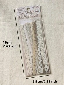 1 gói 40 miếng dán trang trí PET viền ren vintage cho scrapbook, viết nhật ký, làm collage DIY - Nhiều màu - Xem 11