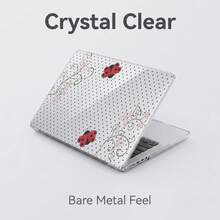 1-Piece Clear Crystal Shockproof Protective Case For MacBook/Matebook,Full Transparent Hard PC Cover With Cooling Vents,Snug Fit Laptop Shell,Compatible With 13 Neo/13.3 Air/13.3 Pro/13.6Air/14.2 Pro/15Air/16.2Pro/D16/14 Ultra - View 1
