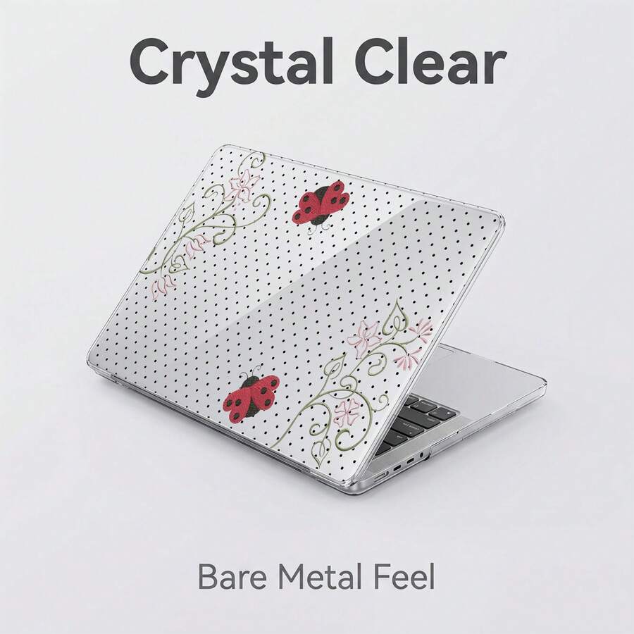 1-Piece Clear Crystal Shockproof Protective Case For MacBook/Matebook,Full Transparent Hard PC Cover With Cooling Vents,Snug Fit Laptop Shell,Compatible With 13 Neo/13.3 Air/13.3 Pro/13.6Air/14.2 Pro/15Air/16.2Pro/D16/14 Ultra - View 1