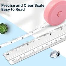 1/3/5pcs Macaron Color Retractable Tape Measure, Mini Portable Soft Fabric Measuring Tape, Multi-Functional Tailoring Measuring Tool Suitable For Clothing, Handmade Crafts, Home Sewing, Body Measurement, Weight Loss Measurement And Daily Use (1pc Is Pink, Multi-Spec Is Blue, Pink, Green) - A - View 4
