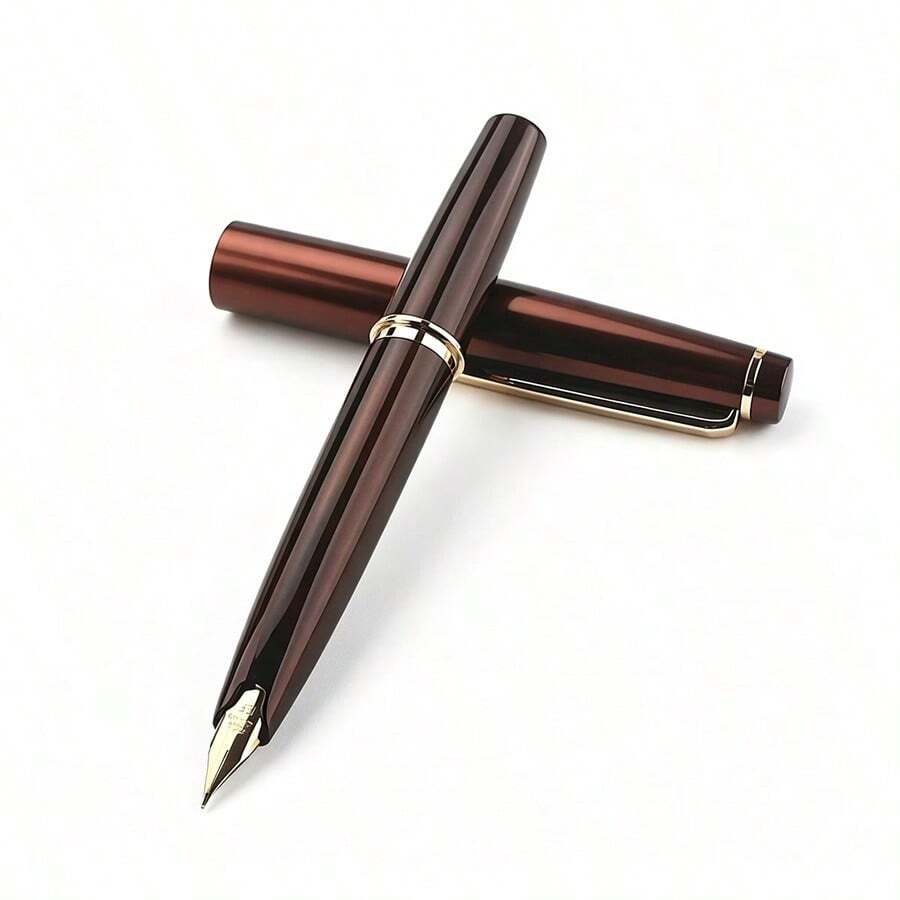 Jinhao 59 Fountain Pen Matte Metal Ink Pen F Nib Classic Business Signature Writing Pen For Office School Gift - 59 - View 1