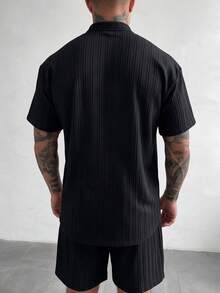 Impala Men Shirt Co-Ords - Black - View 3
