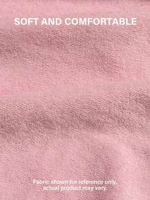 Women's Casual Fleece Fuzzy Colorblock Slim Fit Long Sleeve T-Shirts For Daily Wear,Winter Fall Outfit,Winter Fall Clothes,Going Out - Pink - View 9