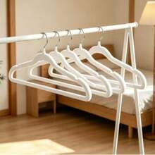 Premium Flocked Hanger, Non-Slip Thin Flocked Felt Hanger, Sturdy Heavy Duty Coat & Suit Hanger, Closet Storage Organizer, 1pc - B - View 5