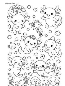 DIY Embroidery Stabilizer, A4 Size Self-Adhesive Water Soluble Non-Woven Auxiliary ,Deep-Sea Fish Design, For Beginner's To Use In Embroidery Projects - 21x29.7cm/8.26x11.7in - View 8