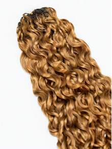 OQ Hair Chestnut Brown Color Unfelt Wig 16-24 Inch Feather Hair Extensions Burmese Curly Human Hair Seamless & Natural Blend Suitable For Women No Chemical Processing High-Quality Bulk Human Hair For Daily Use And Beginners - S30 - View 8