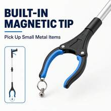 Alat penjepit tugas berat dengan mekanisme pengunci dan cakar anti selip, desain lengan yang diperpanjang; konstruksi paduan aluminium yang kokoh dan plastik yang tahan lama; desain pegangan ergonomis, cocok untuk menjepit, mengangkat, dan skenario kerja lainnya. - View 9