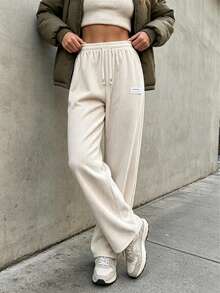 Women's Outdoor Casual Corduroy Long Pants, Fashionable Versatile Sports - Apricot - View 1