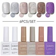 Set Kutek Gel 6 Warna dengan Botol yang Sesuai Warna, Cocok untuk Manikur Wanita di Musim Semi, Gugur, Dingin, dan Musim Panas, Manikur DIY di Rumah, Penataan Manikur Sehari-hari, Set Gel Warna-warni untuk Penggunaan Pribadi, Manikur di Rumah dan Desain Manikur Musiman - MultiWarna - View 63