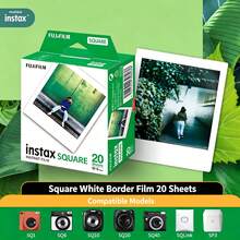 Fujifilm Instax Square Instant Film 20 Sheets White Border ,Develops Instandly, Compatible With Instax Square Series Cameras - View 4