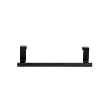1pc Cabinet Door Back Towel Rack, 24cm/9.4in Stainless Steel Single Bar Towel Rack, No-Drill Cabinet Door Back Hanging Rack For Dishcloth, Towel Bar, Suitable For Kitchen, Bathroom, Matte Black - Black - View 8