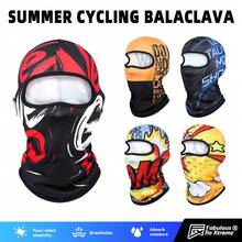 Fabulous Be Xtreme 1pc Red & Black Abstract Graffiti Balaclava Face Mask, Cool 3D Vortex Print Full Face Cover, UV Protection, Mesh Holes, Elastic Tactical Ski Mask For Motorcycle Riding, Music Festival, Party, Gathering, Fishing, Men, Durable Windproof Riding Headgear - Multicolor - View 6