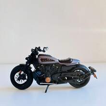 Maisto 1pc 1:12 Scale Sports S Gray Alloy Die-Cast Motorcycle Model - Alloy Die-Cast Car/Motorcycle Enthusiast Collection Gift - Multicolor - View 4