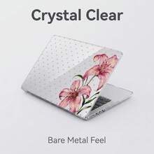 1-Piece Clear Crystal Shockproof Protective Case For MacBook/Matebook,Full Transparent Hard PC Cover With Cooling Vents,Snug Fit Laptop Shell,Compatible With 13 Neo/13.3 Air/13.3 Pro/13.6Air/14.2 Pro/15Air/16.2Pro/D16/14 Ultra - View 1