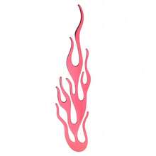 3D Flame Totem Car Stickers 3D Soft Rubber Body Decoration Stickers Personalized Car & Motorcycle Decals Headlight Brow Stickers - A - View 9