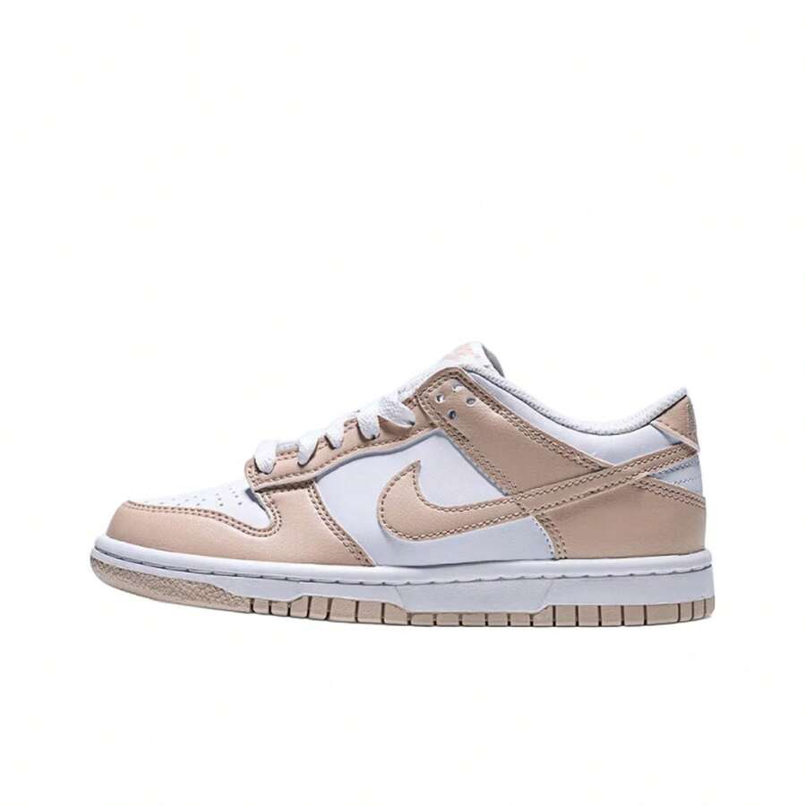 Nike Dunk Fashionable Shock-Absorbing Wear-Resistant Breathable Low-Top Sneakers Unisex - White - View 1
