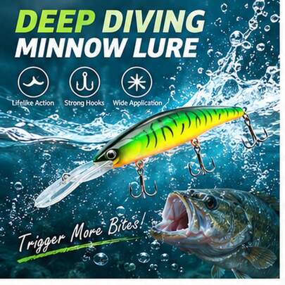 Premium Quality Boxed Minnow Lures, Sinking Realistic Bionic Fishing Bait With Sharp Triple Hooks, High-End Long Cast Lure - Durable And Lightweight Fishing Gear, 8 Colors Available - Length 16cm/6.3in, Weight 19.6g/0.69oz, Fishing Hook Bait Tackle, Suitable For All Water Layers, Saltwater And Freshwater, Stream Fishing, Realistic Artificial Fish Bait